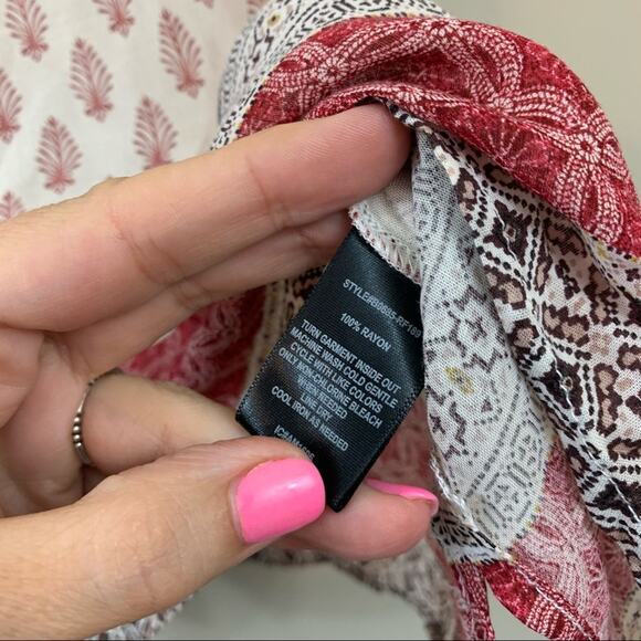 Sanctuary Mori Popover Tank in Filigree Patchwork - Picture 8 of 10